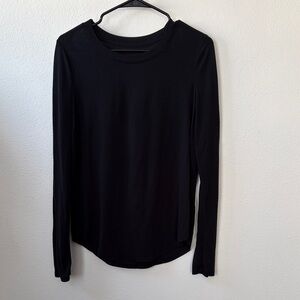SO Favorite Crew Black Long Sleeve Women's Top